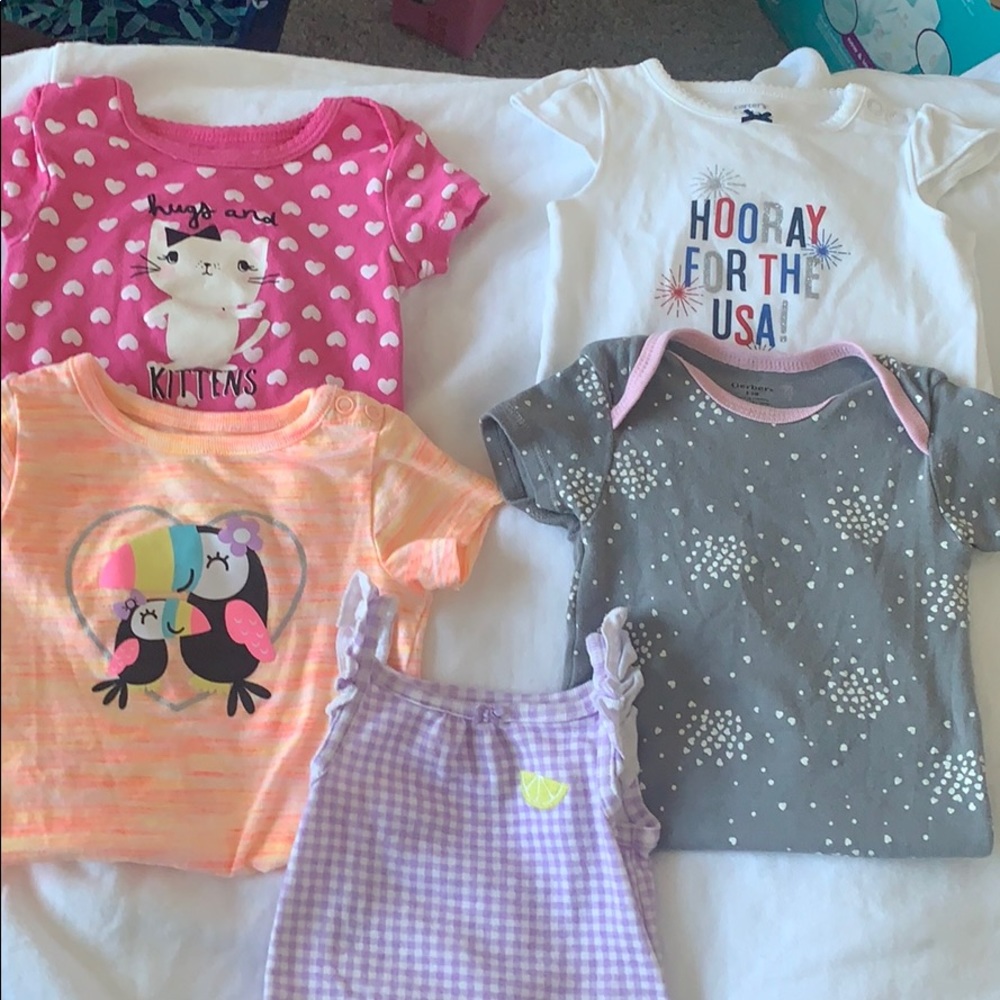 6-9 month old baby onesies
